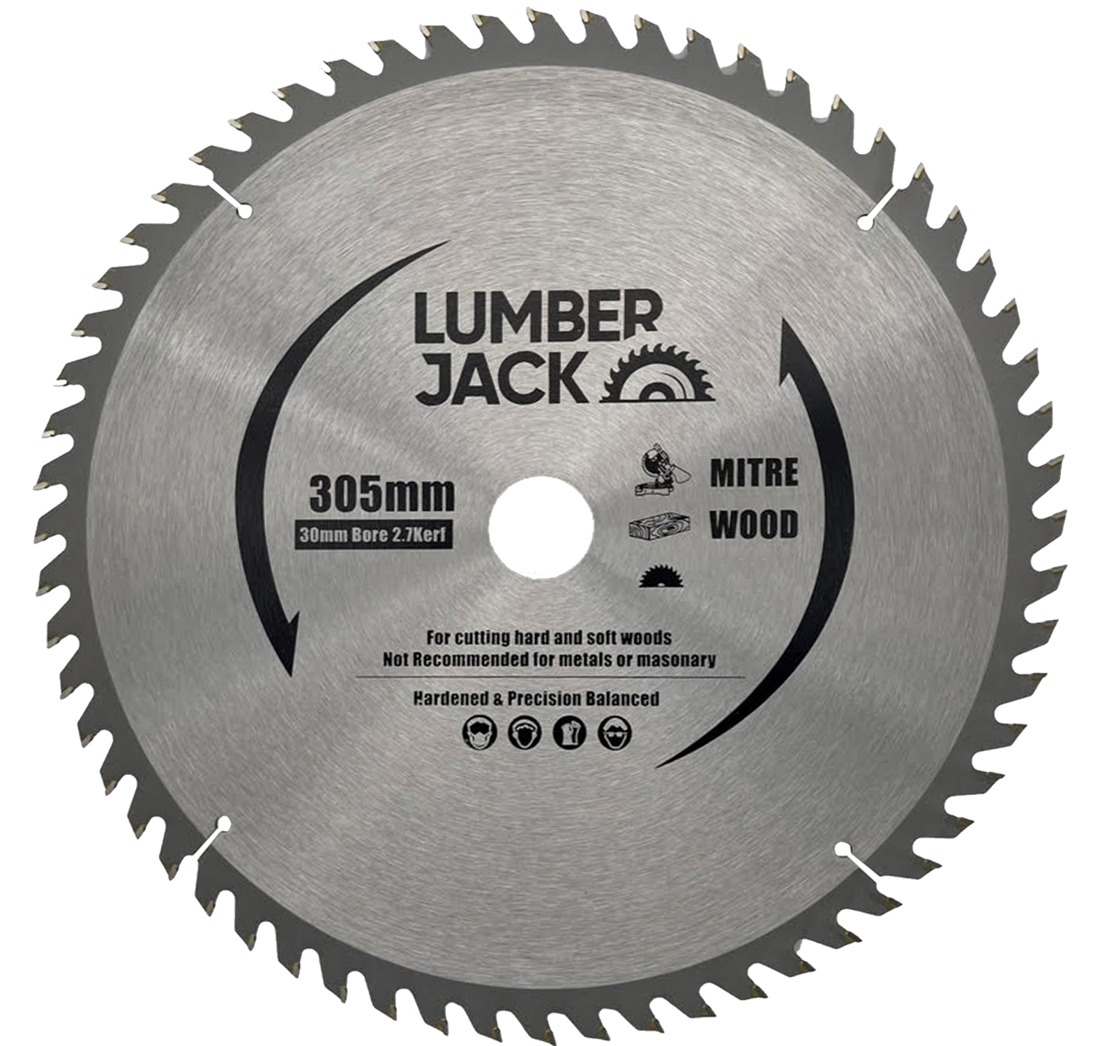 Lumberjack 305mm 80 Tooth Circular Saw Blade 30mm bore
